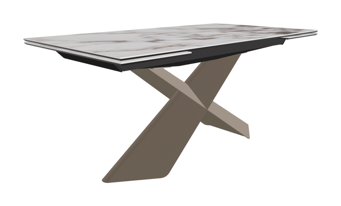 Cattelan Italia Tyron Keramik Drive Rectangular Extendible Dining Table – 160→236x90x74h