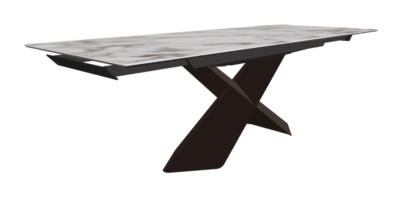 Cattelan Italia Tyron Keramik Drive Rectangular Extendible Dining Table – 160→236x90x74h