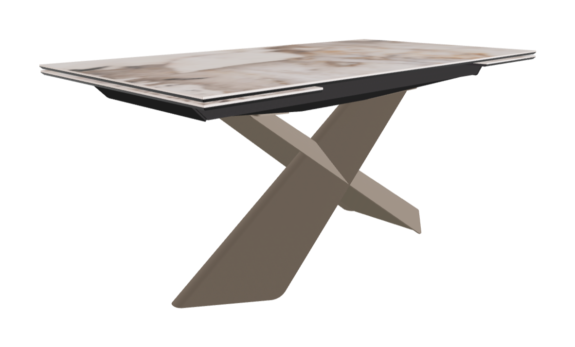 Cattelan Italia Tyron Keramik Drive Rectangular Extendible Dining Table – 160→236x90x74h