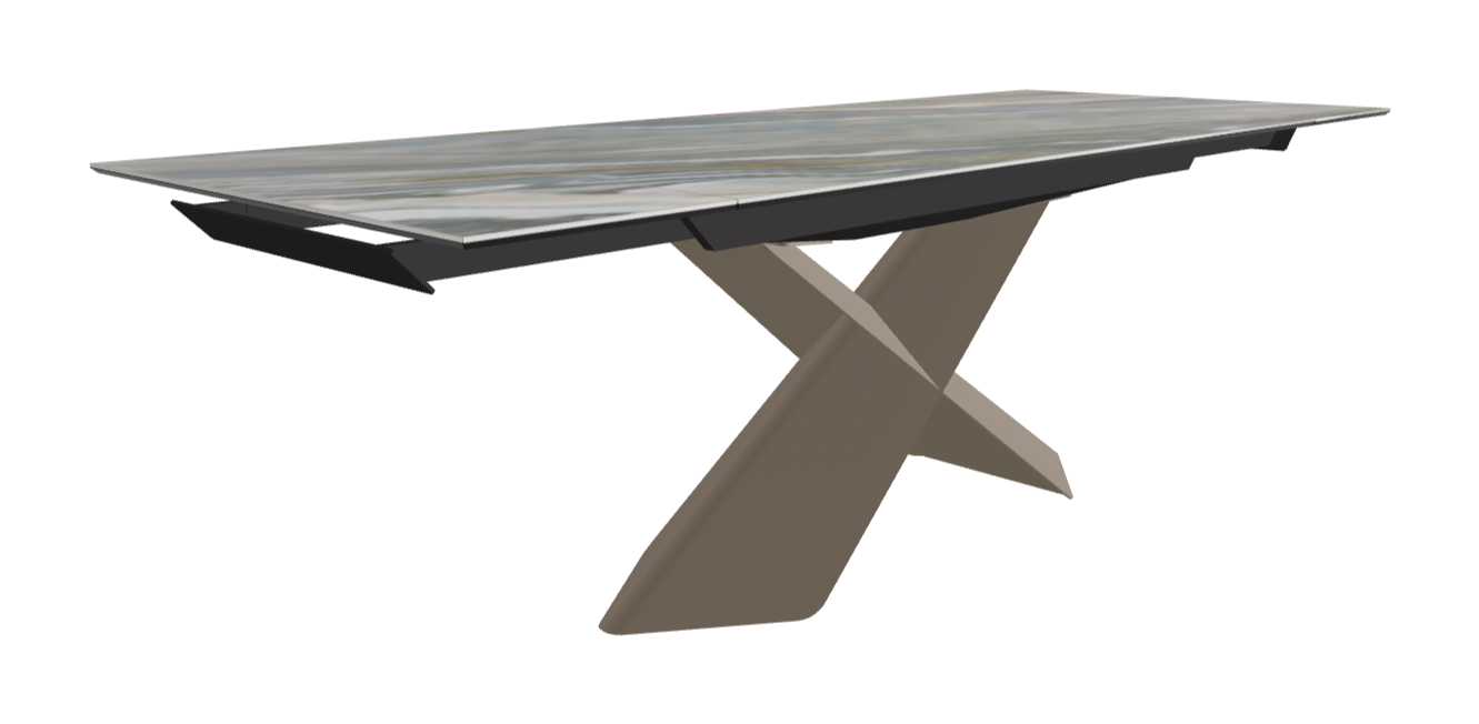 Cattelan Italia Tyron Keramik Drive Rectangular Extendible Dining Table – 160→236x90x74h
