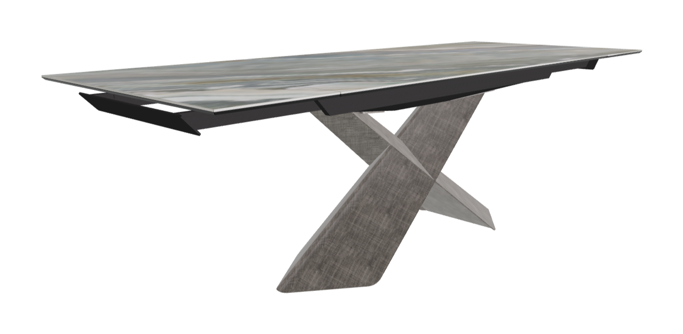 Cattelan Italia Tyron Keramik Drive Rectangular Extendible Dining Table – 160→236x90x74h