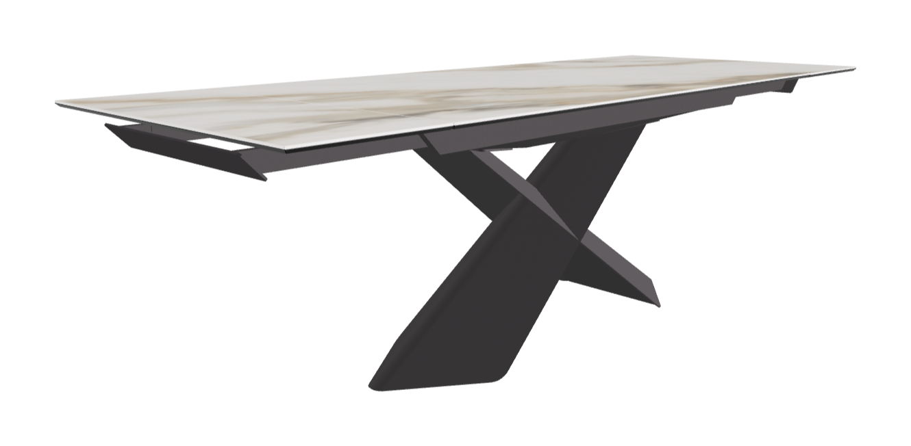 Cattelan Italia Tyron Keramik Drive Rectangular Extendible Dining Table – 160→236x90x74h