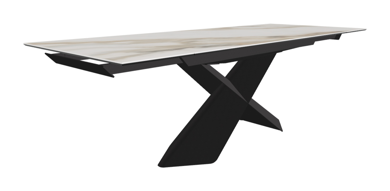 Cattelan Italia Tyron Keramik Drive Rectangular Extendible Dining Table – 160→236x90x74h