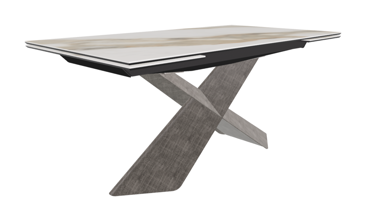 Cattelan Italia Tyron Keramik Drive Rectangular Extendible Dining Table – 160→236x90x74h