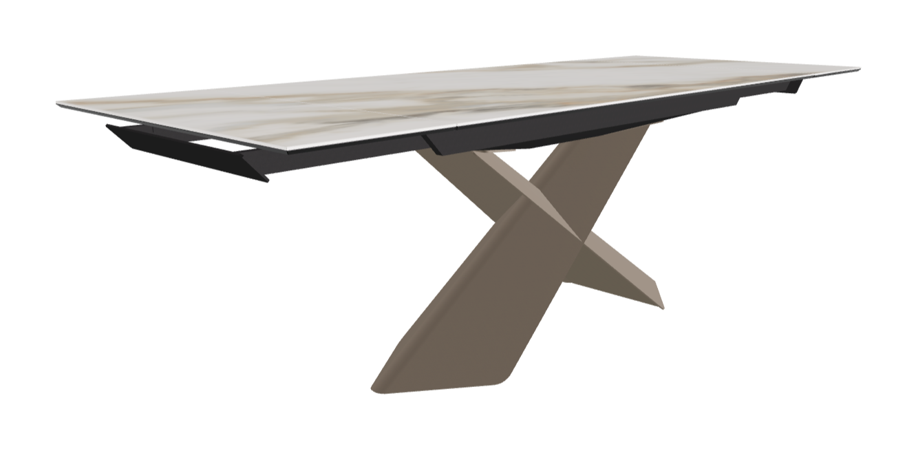 Cattelan Italia Tyron Keramik Drive Rectangular Extendible Dining Table – 160→236x90x74h