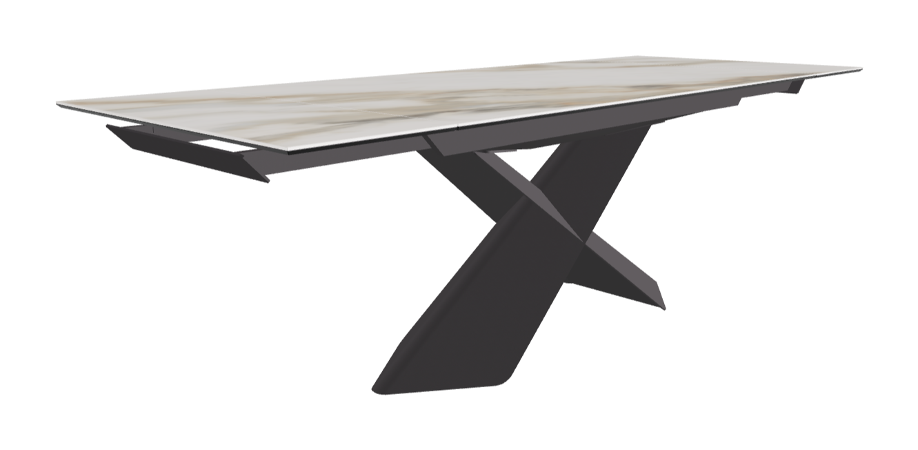 Cattelan Italia Tyron Keramik Drive Rectangular Extendible Dining Table – 160→236x90x74h