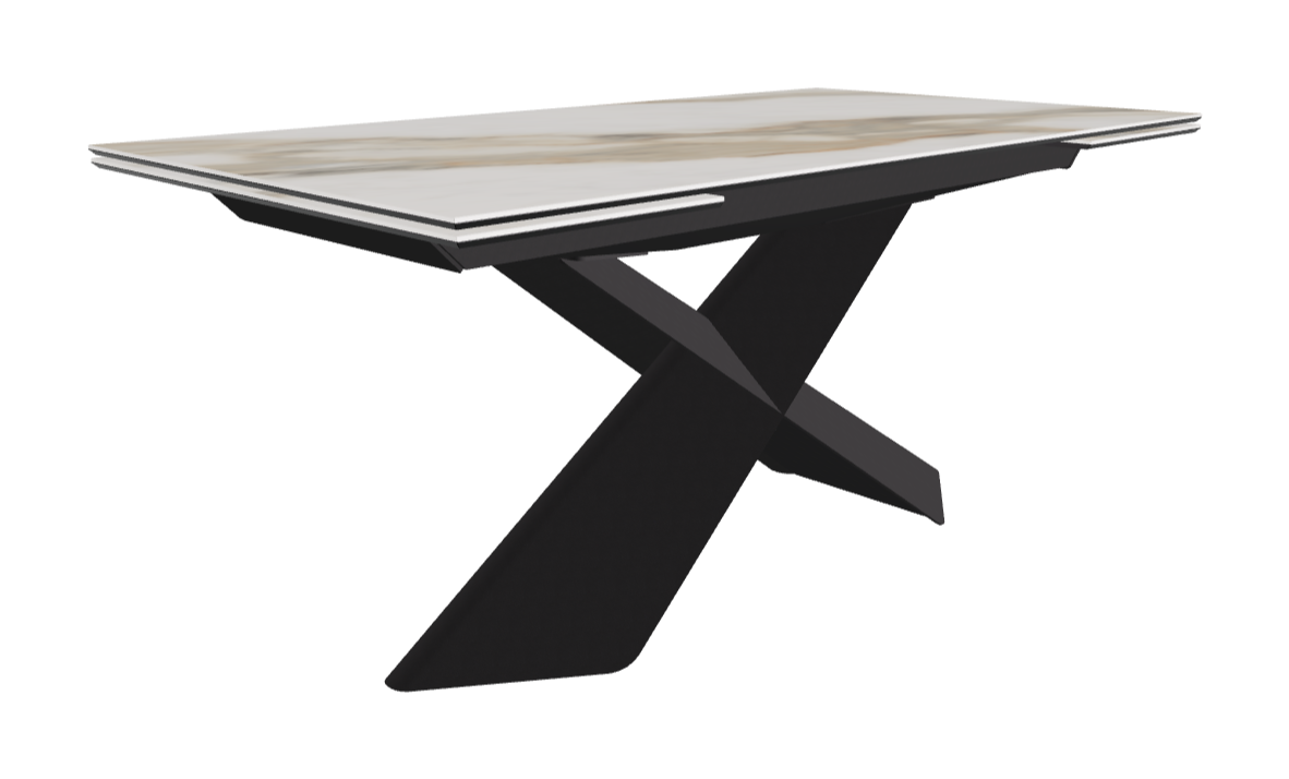 Cattelan Italia Tyron Keramik Drive Rectangular Extendible Dining Table – 160→236x90x74h