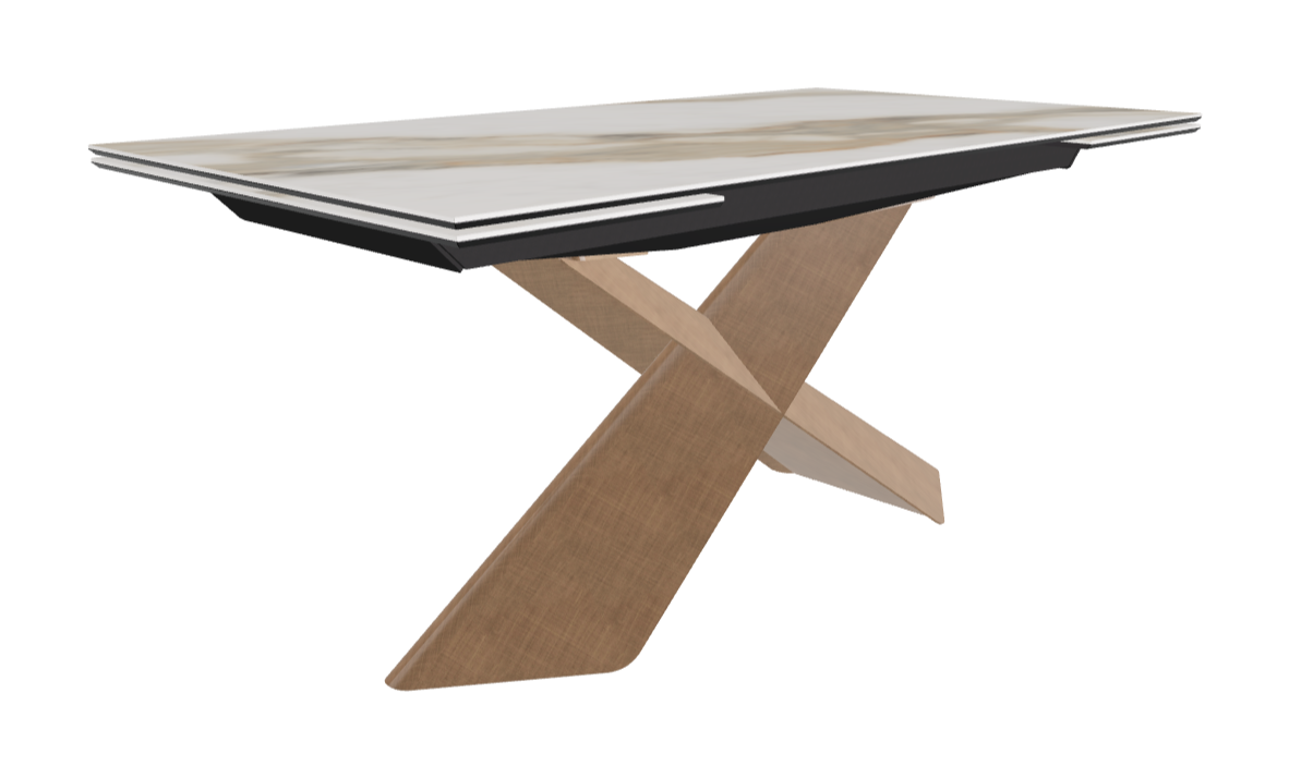 Cattelan Italia Tyron Keramik Drive Rectangular Extendible Dining Table – 160→236x90x74h