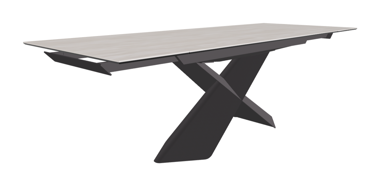 Cattelan Italia Tyron Keramik Drive Rectangular Extendible Dining Table – 160→236x90x74h