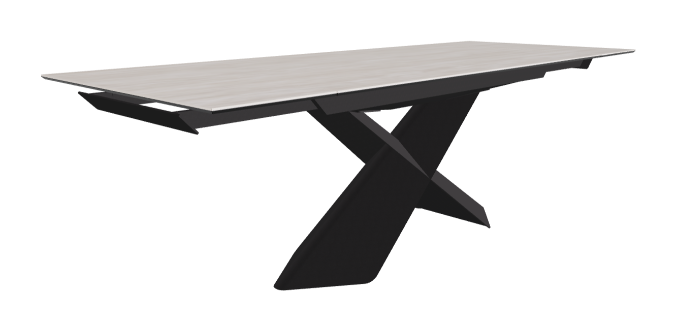 Cattelan Italia Tyron Keramik Drive Rectangular Extendible Dining Table – 160→236x90x74h