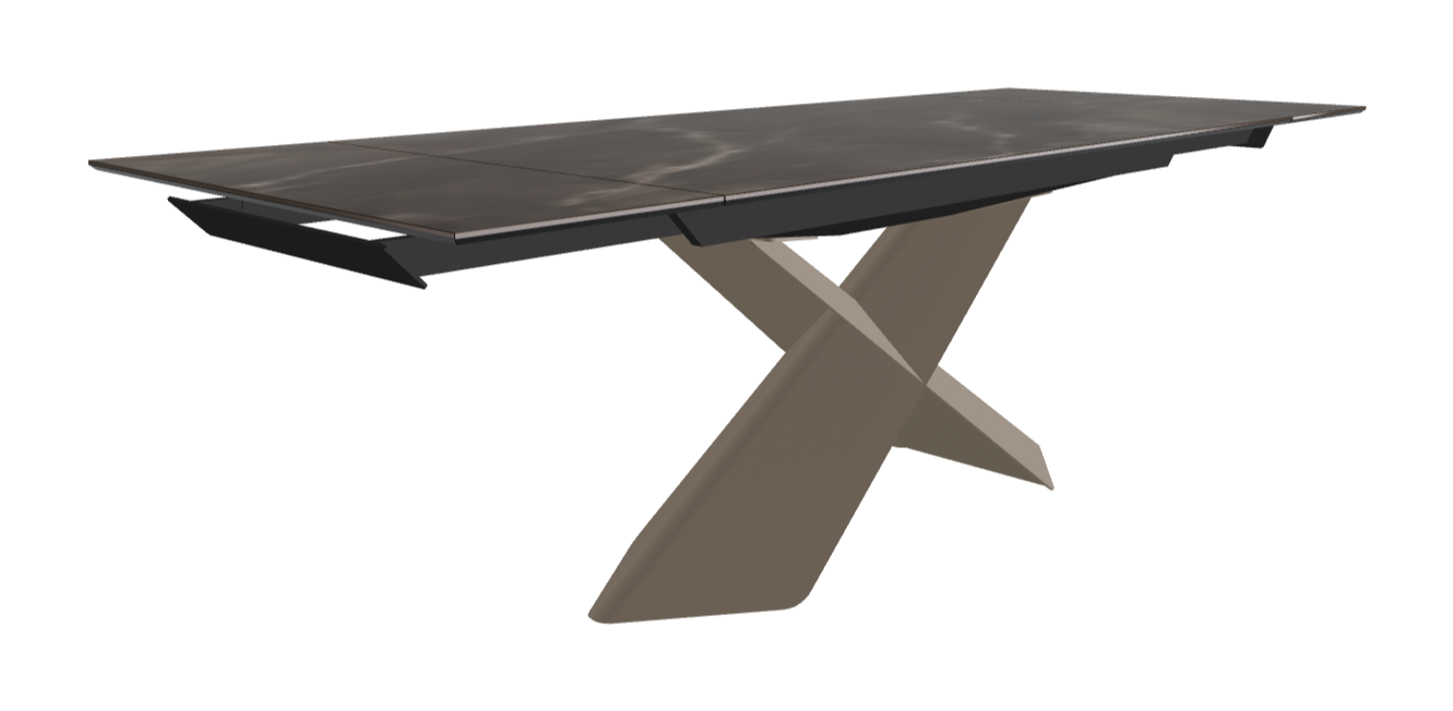 Cattelan Italia Tyron Keramik Drive Rectangular Extendible Dining Table – 160→236x90x74h