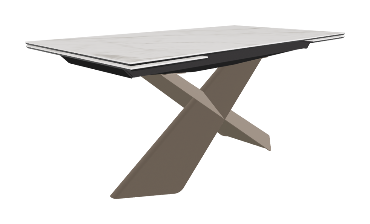 Cattelan Italia Tyron Keramik Drive Rectangular Extendible Dining Table – 160→236x90x74h
