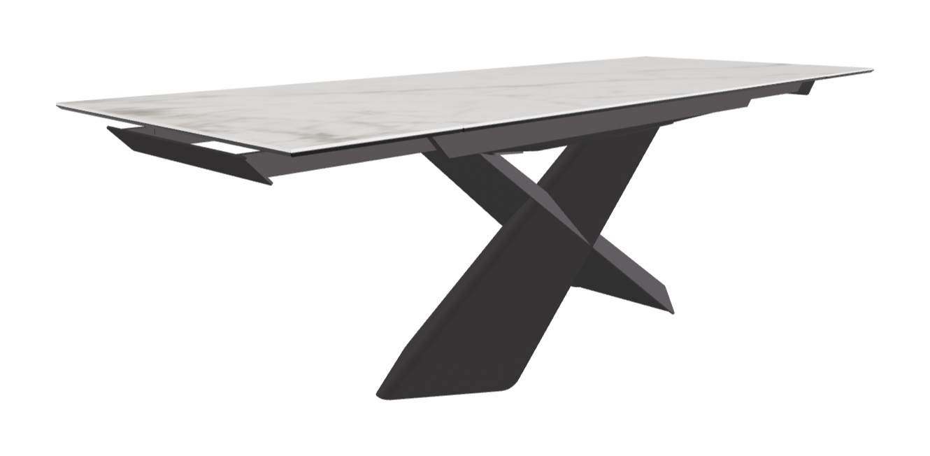 Cattelan Italia Tyron Keramik Drive Rectangular Extendible Dining Table – 160→236x90x74h
