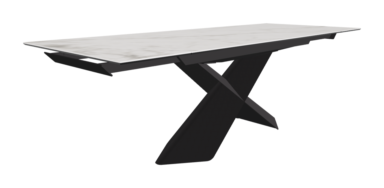 Cattelan Italia Tyron Keramik Drive Rectangular Extendible Dining Table – 160→236x90x74h