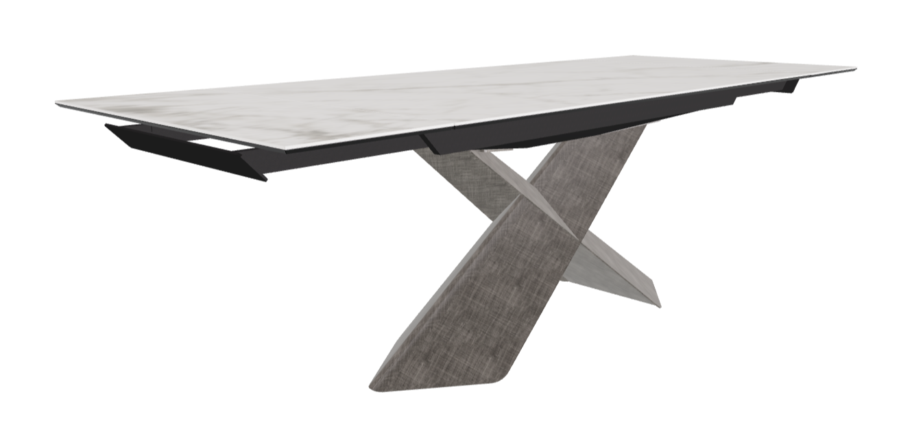 Cattelan Italia Tyron Keramik Drive Rectangular Extendible Dining Table – 160→236x90x74h