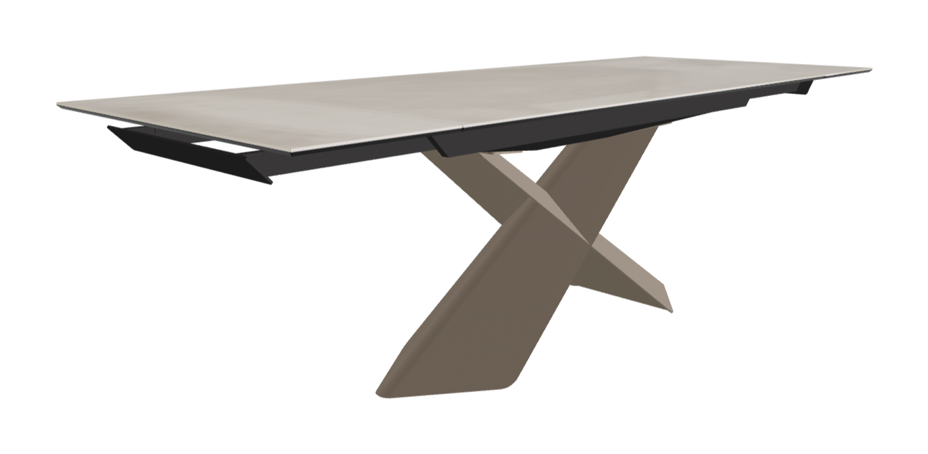 Cattelan Italia Tyron Keramik Drive Rectangular Extendible Dining Table – 160→236x90x74h