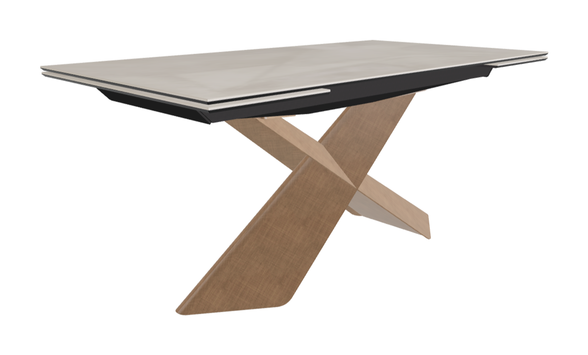 Cattelan Italia Tyron Keramik Drive Rectangular Extendible Dining Table – 160→236x90x74h