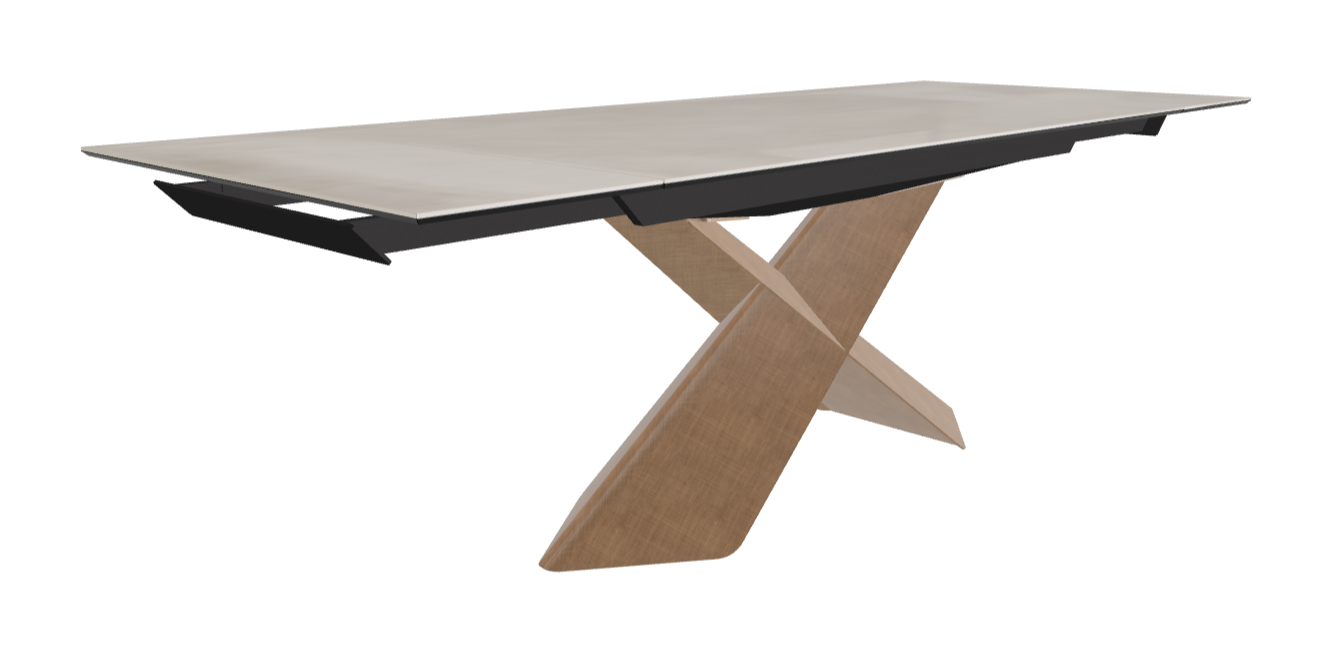 Cattelan Italia Tyron Keramik Drive Rectangular Extendible Dining Table – 160→236x90x74h
