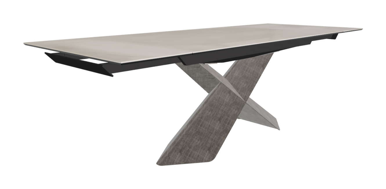 Cattelan Italia Tyron Keramik Drive Rectangular Extendible Dining Table – 160→236x90x74h