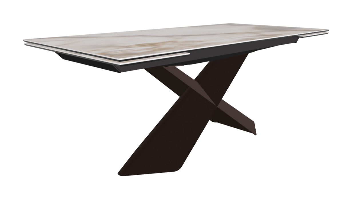 Cattelan Italia Tyron Keramik Drive Rectangular Extendible Dining Table – 182→258x90x74h