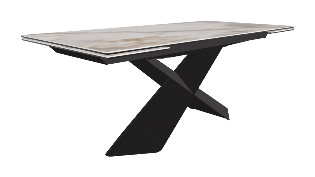 Cattelan Italia Tyron Keramik Drive Rectangular Extendible Dining Table – 182→258x90x74h