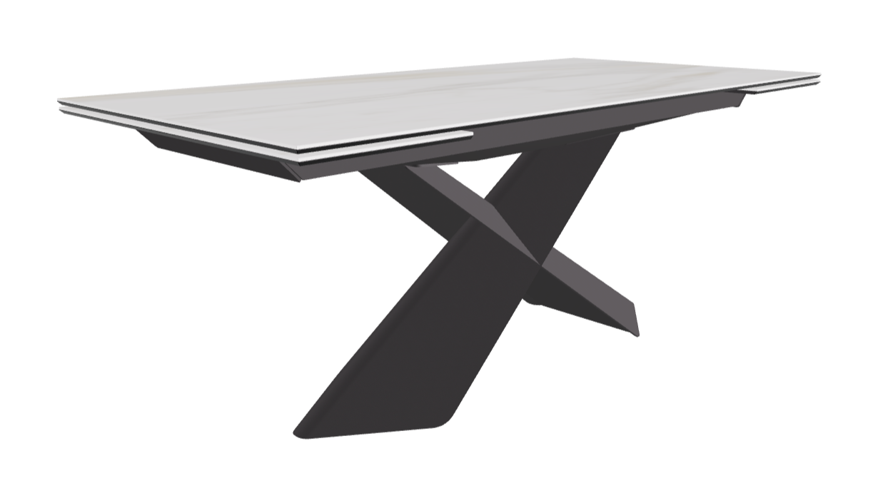 Cattelan Italia Tyron Keramik Drive Rectangular Extendible Dining Table – 182→258x90x74h