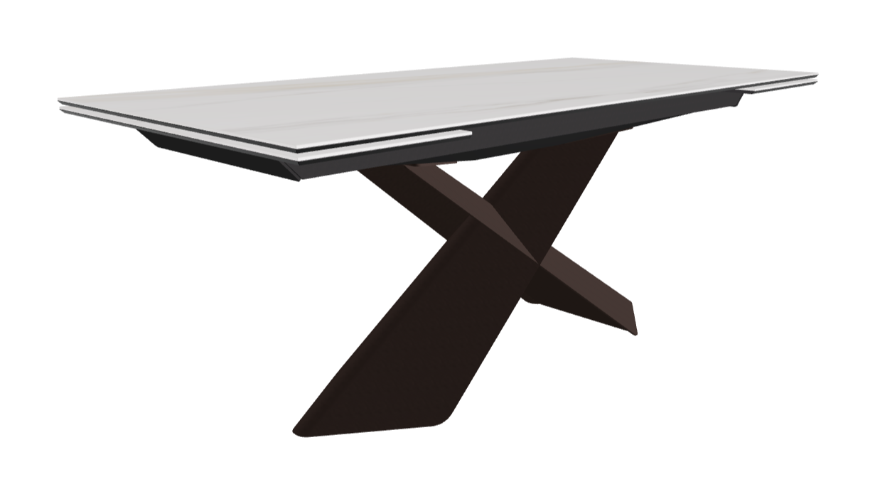 Cattelan Italia Tyron Keramik Drive Rectangular Extendible Dining Table – 182→258x90x74h