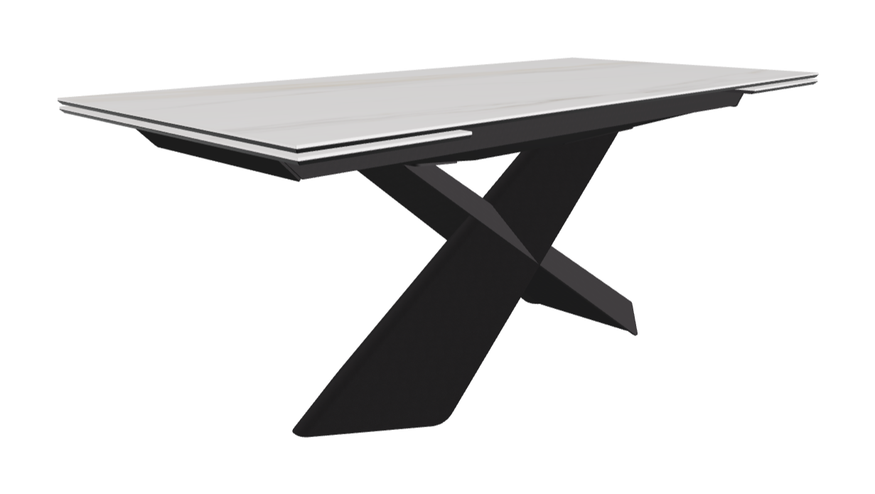 Cattelan Italia Tyron Keramik Drive Rectangular Extendible Dining Table – 182→258x90x74h