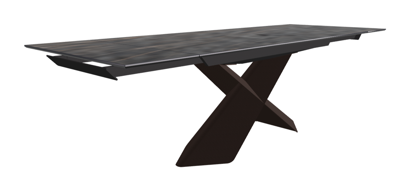 Cattelan Italia Tyron Keramik Drive Rectangular Extendible Dining Table – 182→258x90x74h