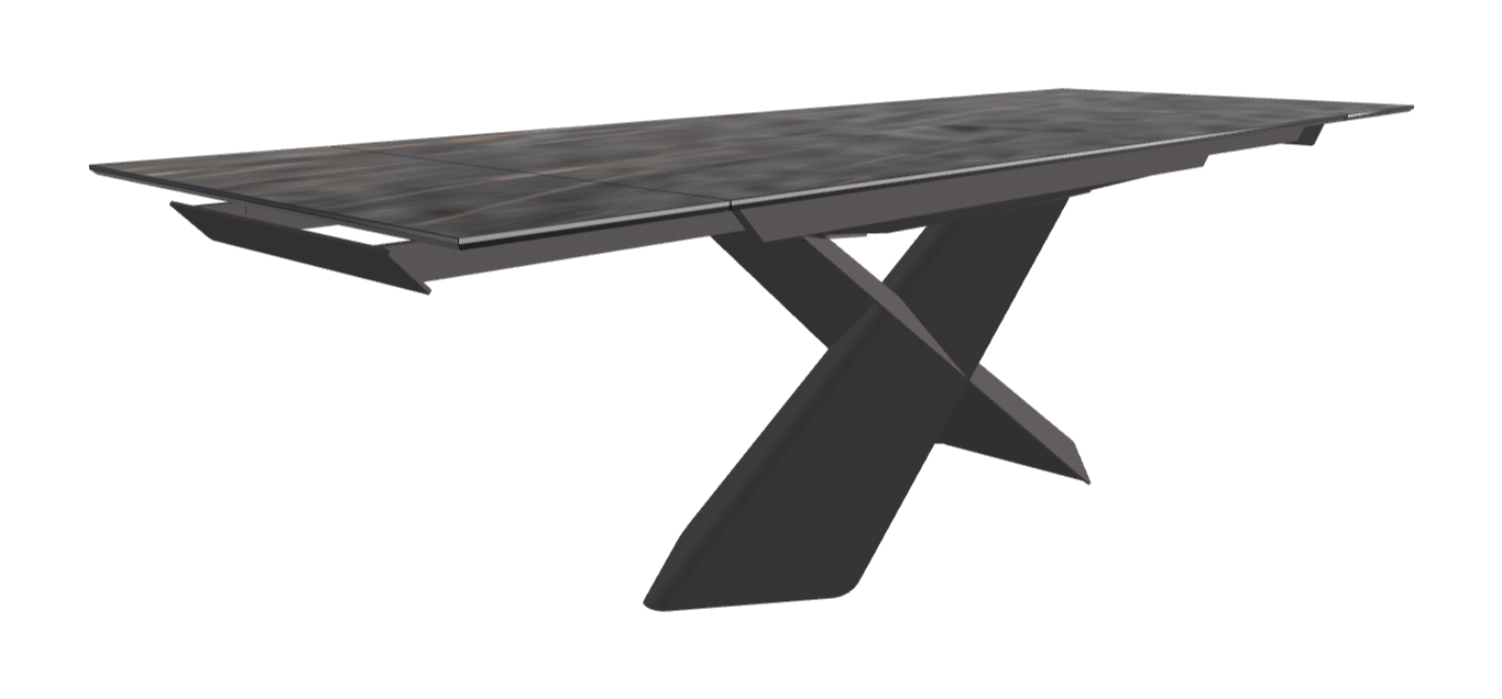 Cattelan Italia Tyron Keramik Drive Rectangular Extendible Dining Table – 182→258x90x74h