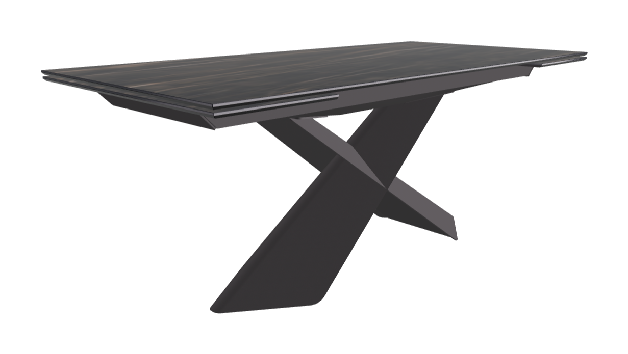 Cattelan Italia Tyron Keramik Drive Rectangular Extendible Dining Table – 182→258x90x74h