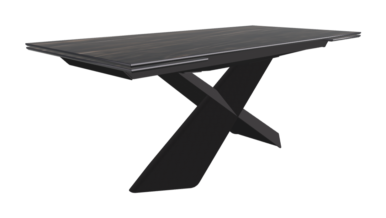 Cattelan Italia Tyron Keramik Drive Rectangular Extendible Dining Table – 182→258x90x74h