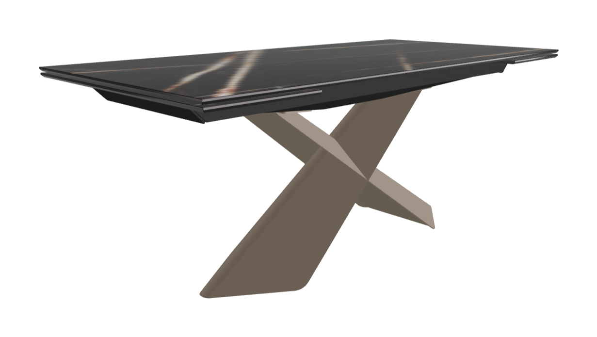 Cattelan Italia Tyron Keramik Drive Rectangular Extendible Dining Table – 182→258x90x74h