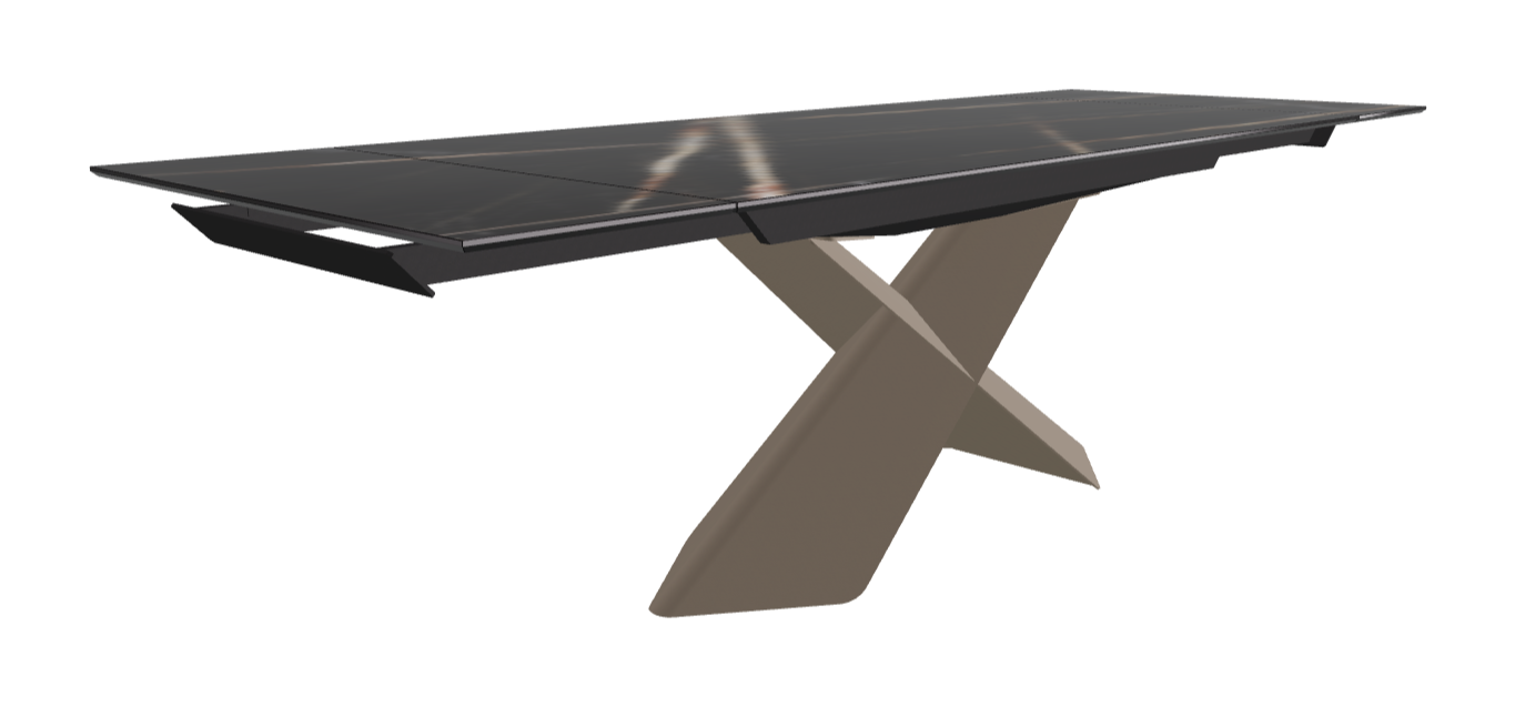 Cattelan Italia Tyron Keramik Drive Rectangular Extendible Dining Table – 182→258x90x74h