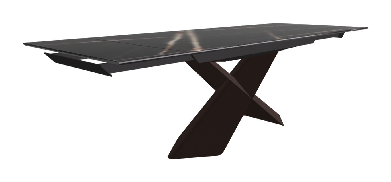 Cattelan Italia Tyron Keramik Drive Rectangular Extendible Dining Table – 182→258x90x74h