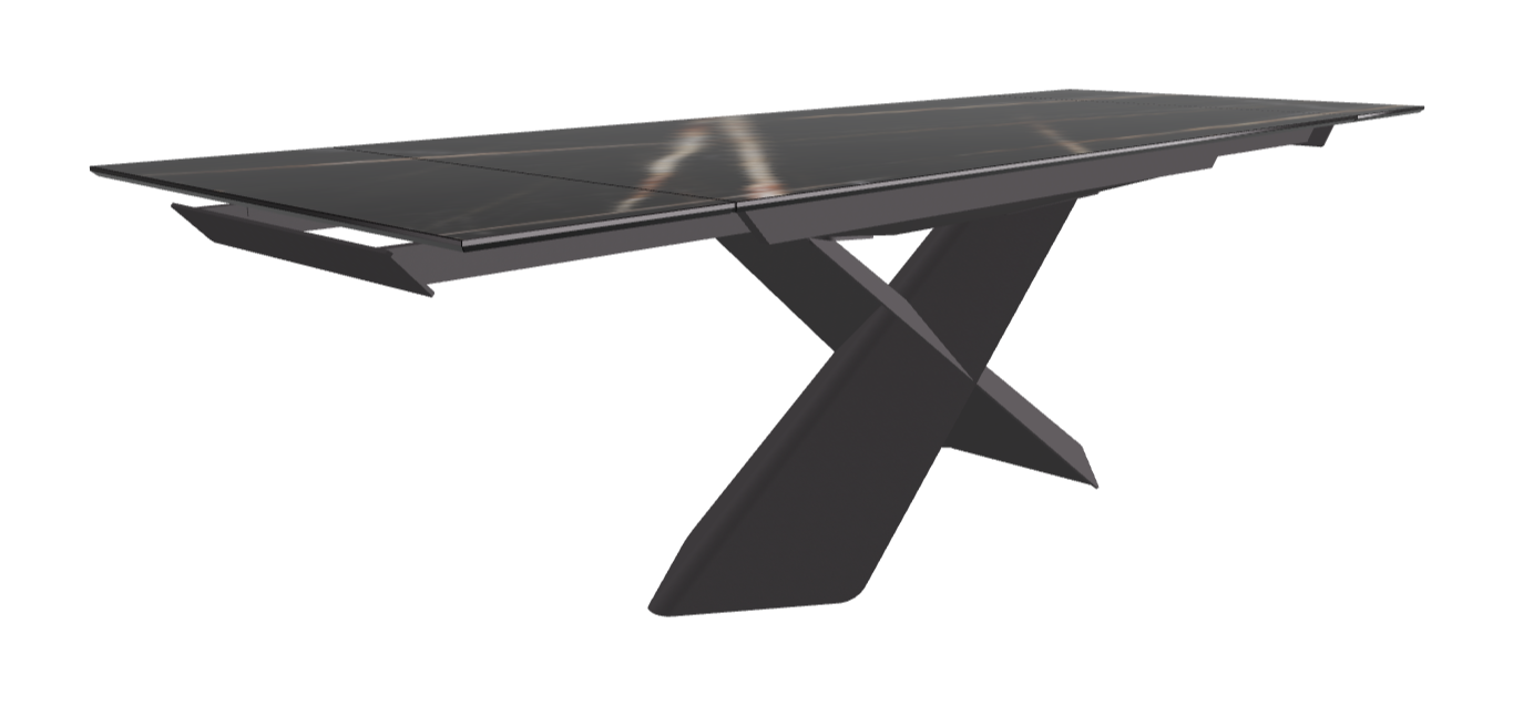 Cattelan Italia Tyron Keramik Drive Rectangular Extendible Dining Table – 182→258x90x74h