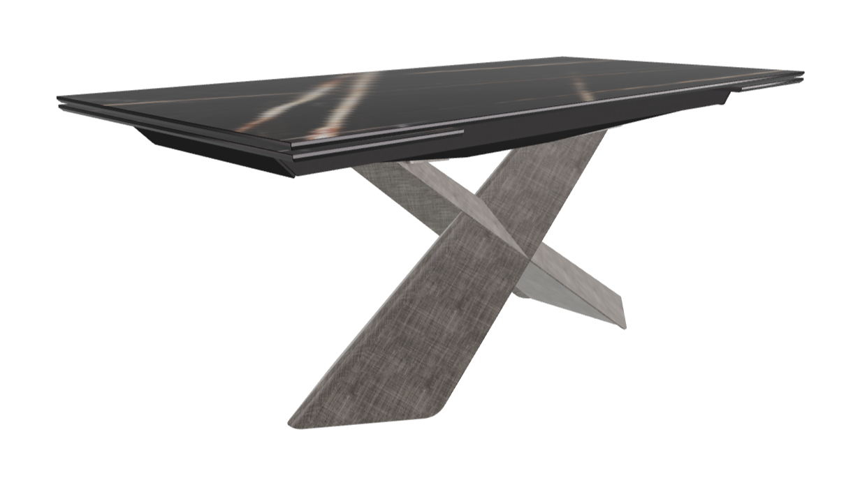 Cattelan Italia Tyron Keramik Drive Rectangular Extendible Dining Table – 182→258x90x74h