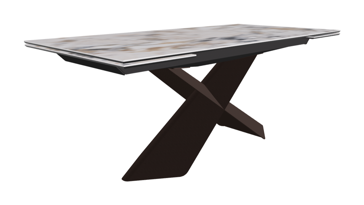 Cattelan Italia Tyron Keramik Drive Rectangular Extendible Dining Table – 182→258x90x74h