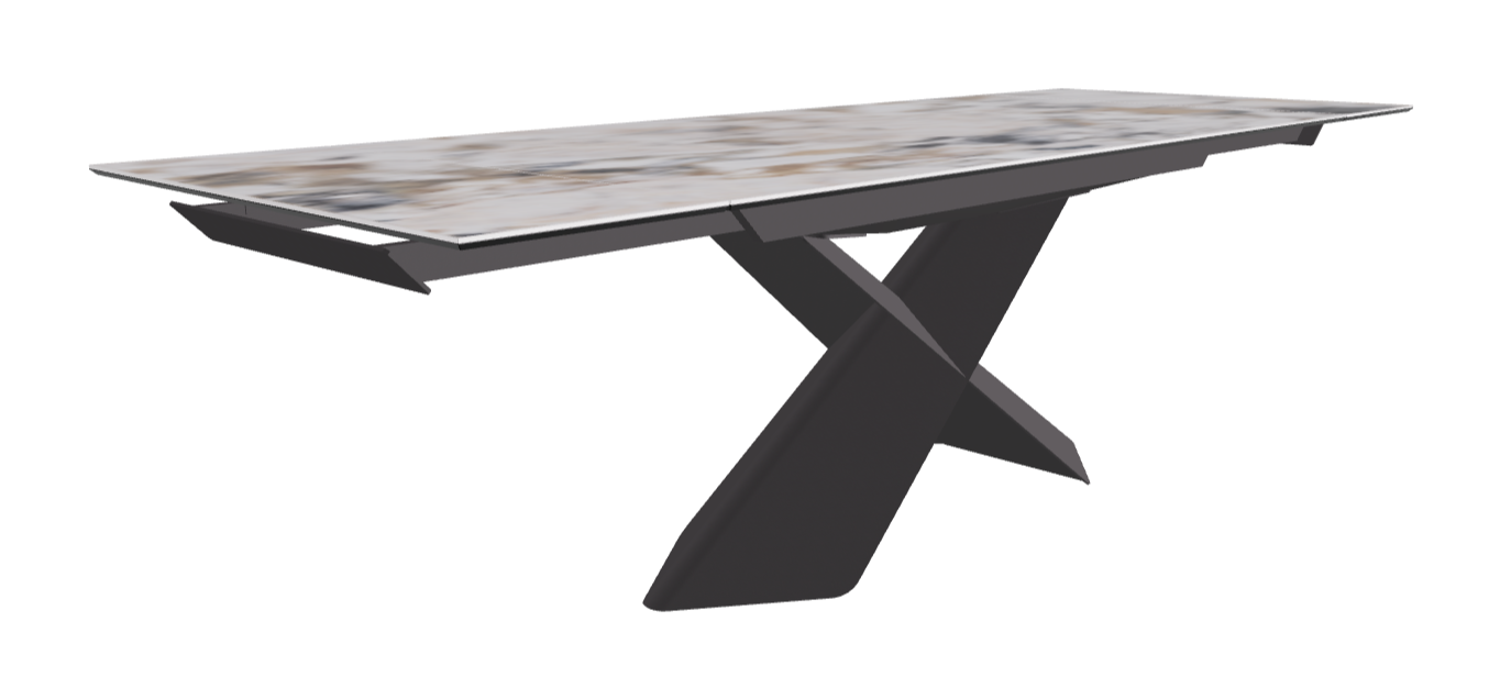 Cattelan Italia Tyron Keramik Drive Rectangular Extendible Dining Table – 182→258x90x74h