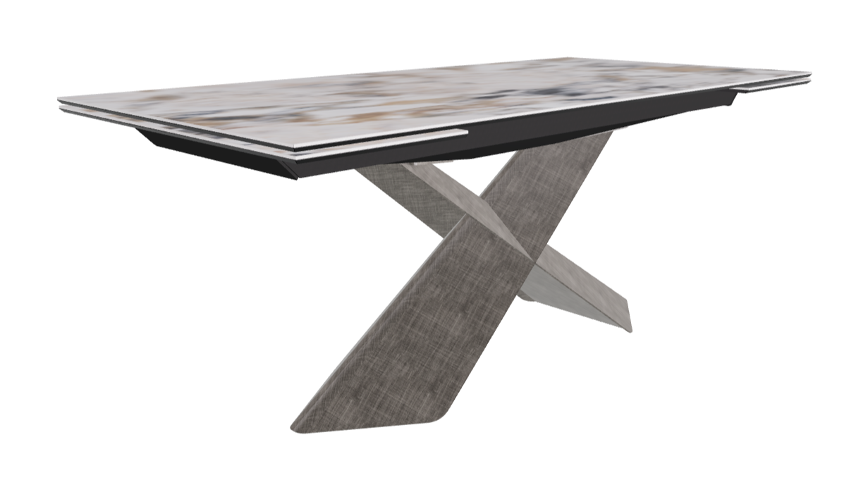 Cattelan Italia Tyron Keramik Drive Rectangular Extendible Dining Table – 182→258x90x74h
