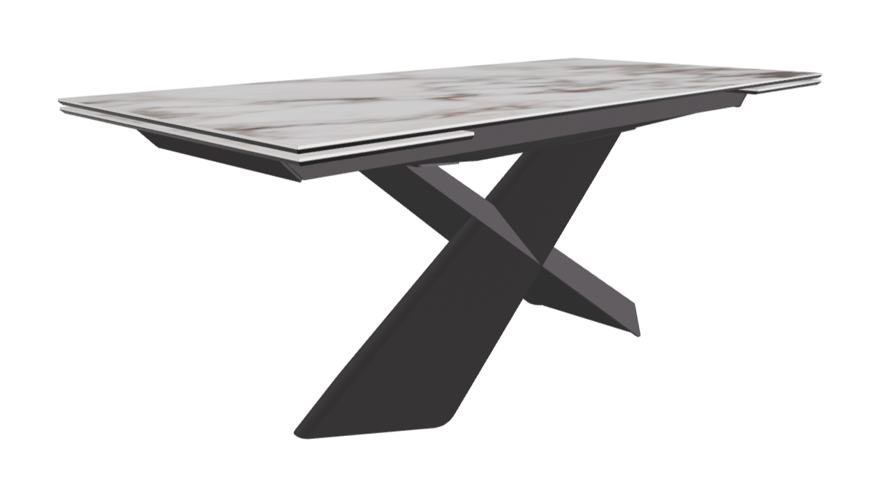 Cattelan Italia Tyron Keramik Drive Rectangular Extendible Dining Table – 182→258x90x74h