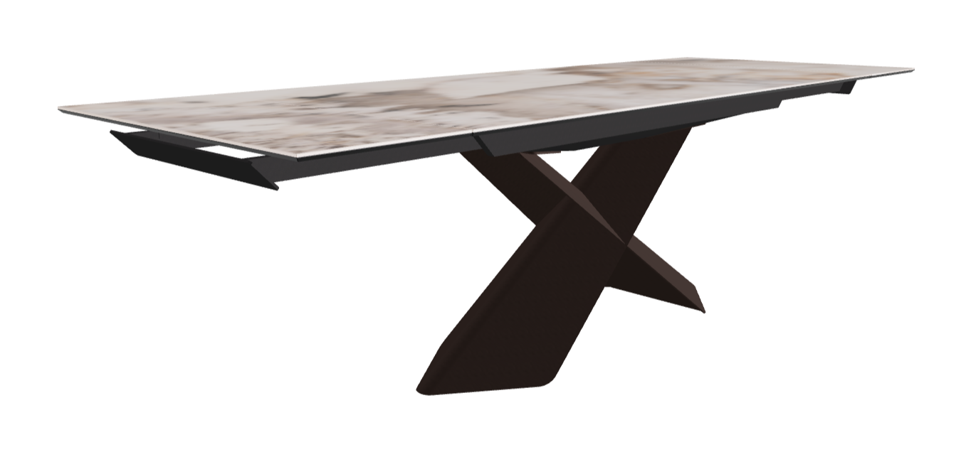 Cattelan Italia Tyron Keramik Drive Rectangular Extendible Dining Table – 182→258x90x74h