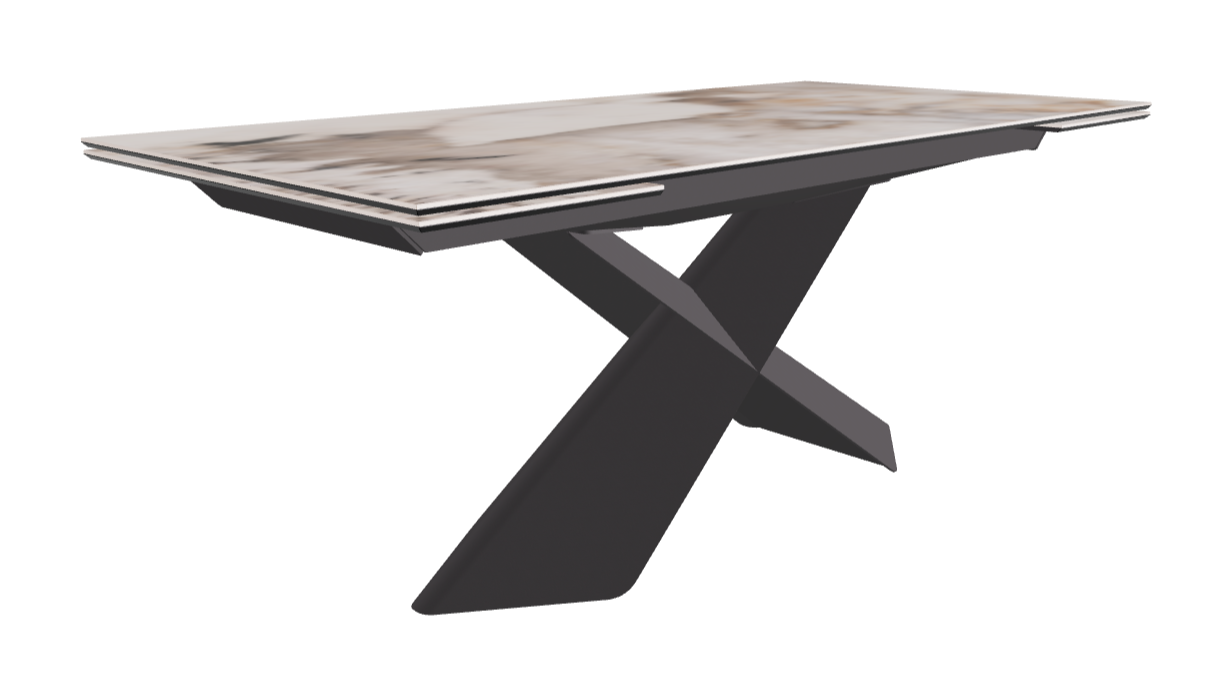 Cattelan Italia Tyron Keramik Drive Rectangular Extendible Dining Table – 182→258x90x74h