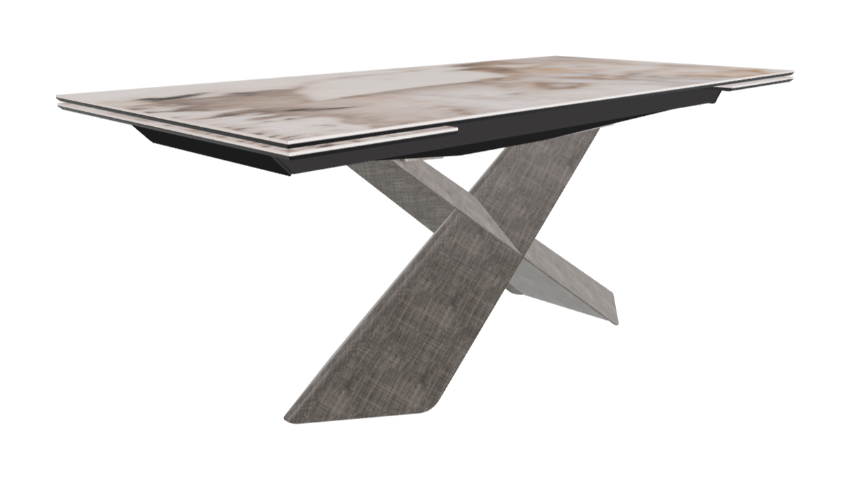 Cattelan Italia Tyron Keramik Drive Rectangular Extendible Dining Table – 182→258x90x74h