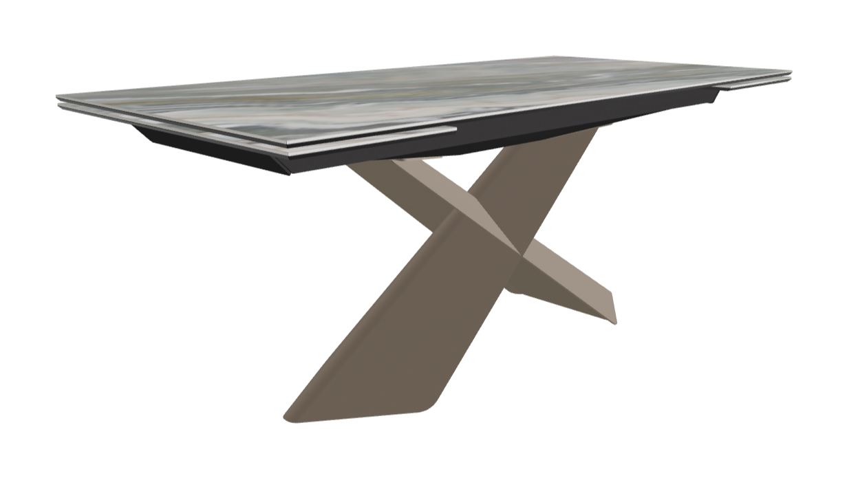 Cattelan Italia Tyron Keramik Drive Rectangular Extendible Dining Table – 182→258x90x74h