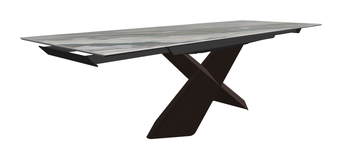 Cattelan Italia Tyron Keramik Drive Rectangular Extendible Dining Table – 182→258x90x74h