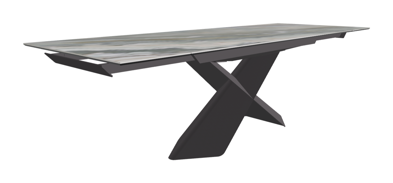 Cattelan Italia Tyron Keramik Drive Rectangular Extendible Dining Table – 182→258x90x74h