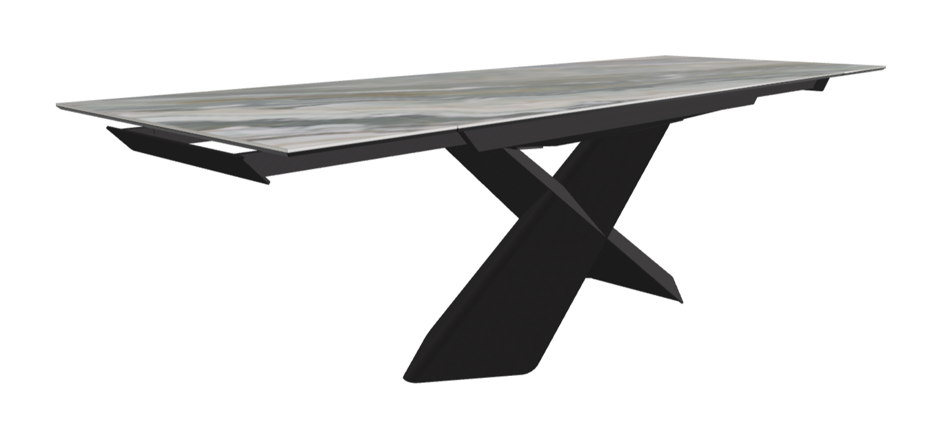 Cattelan Italia Tyron Keramik Drive Rectangular Extendible Dining Table – 182→258x90x74h