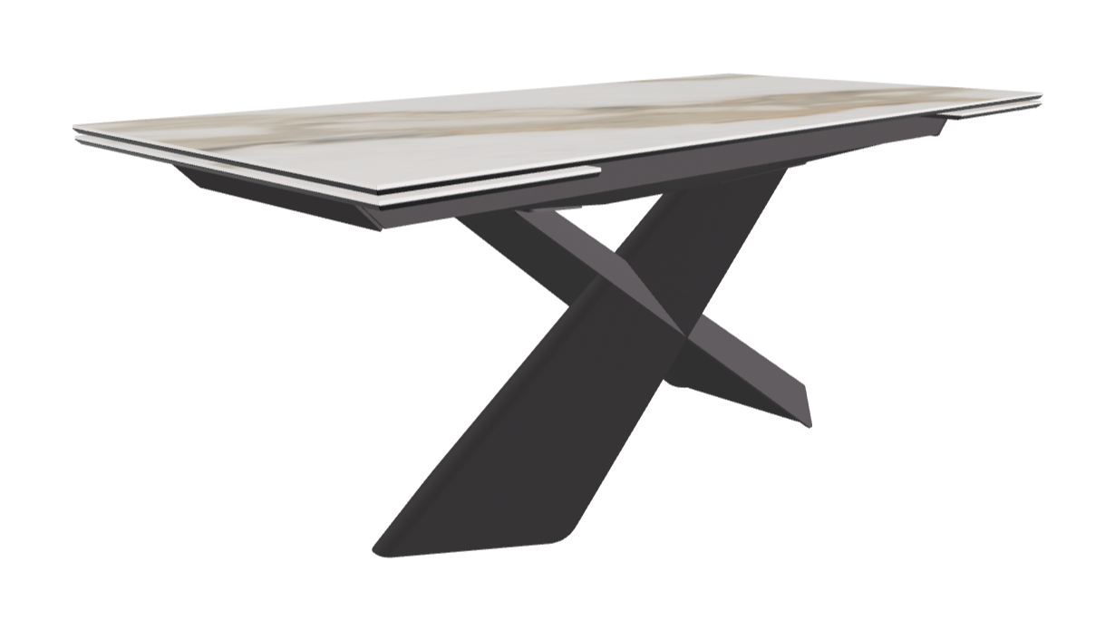 Cattelan Italia Tyron Keramik Drive Rectangular Extendible Dining Table – 182→258x90x74h