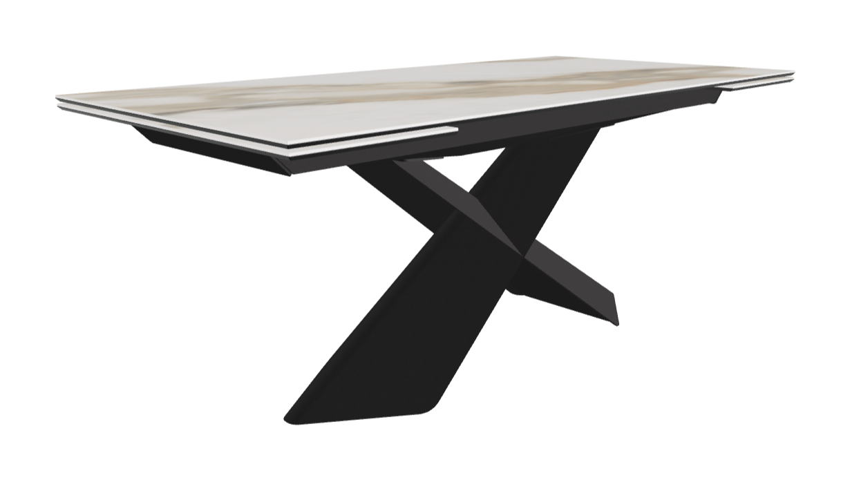 Cattelan Italia Tyron Keramik Drive Rectangular Extendible Dining Table – 182→258x90x74h